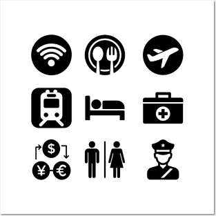 Travel Iconspeak Posters and Art